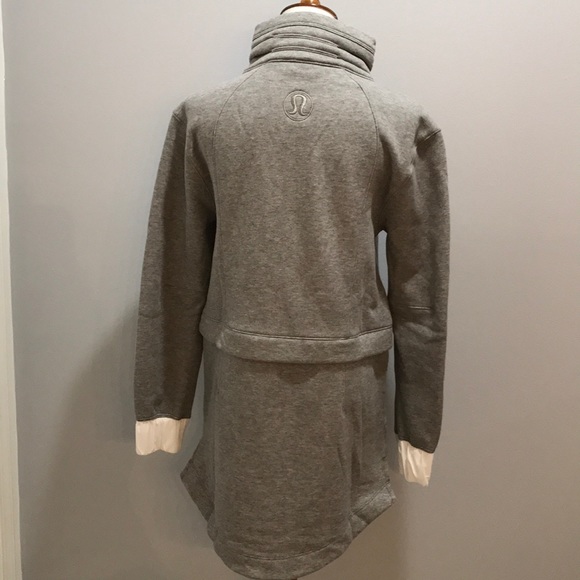 Lululemon women light as warmth jacket gray white - Picture 5 of 8